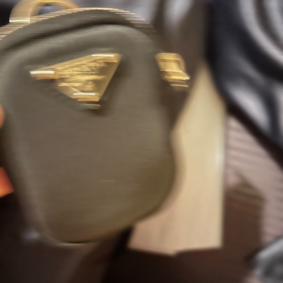 Prada women’s black Monolith leather moto combat boots 7.5 with pouch EUC - Picture 16 of 16